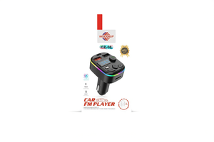 Weboomup Car Fm Player <b>Bluetooth</b> QC3.0 Usb Charging Cigarette Lighter - Product Image 1