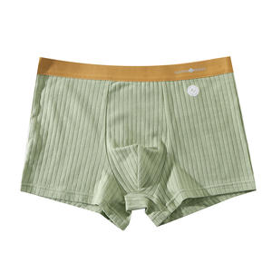 Boxer da <span class=keywords><strong>Uomo</strong></span> e Ragazzo a Vita Media in Cotone Viscosa, Fornitura ODM, Intimo Sportivo Confortevole, Traspirante e Antibatterico - Product Image 5