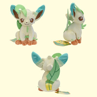 Peluche Eevee mignonne de 20 cm, best-seller, haute qualité, figurine de dessin animé, cadeau pour enfants, animaux en peluche Pokémon avec étiquettes