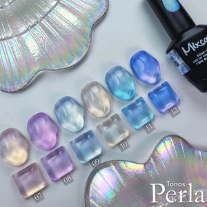 Mixcoco Smalto Gel Unghie Effetto Perla Filettato Trasparente Seta Aurora Conchiglia UV LED Soak Off Gel per Salone Ingrosso Gel Nail Art - Product Image 2