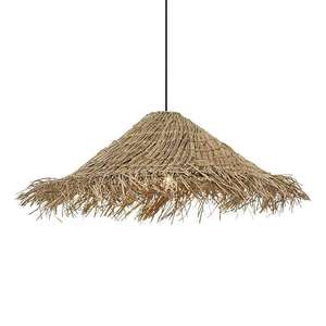 Tissé à la main Boho jonc de mer suspension Wabi Sabi côtière salle à manger <span class=keywords><strong>plage</strong></span> maison décor à la maison luminaire - Product Image 2