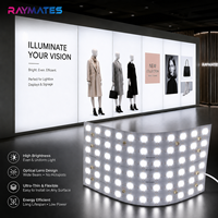 Panneau lumineux LED personnalisé RAYMATES UL pour intérieur, matrice à lentilles 24V 180 °   Feuille rétroéclairée flexible pour l'éclairage mural d'atelier