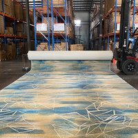 Moquette murale en nylon jacquard tuftée fabriquée à la machine pour hôtels, casinos, événements - Lavable, usage commercial