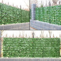 Clôture végétale artificielle en plastique de haute qualité, écologique, résistante à l'eau, durable, taille 1m*1m, réaliste, pour intérieur