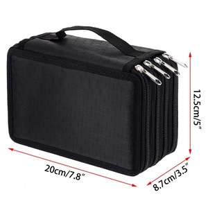 Trường cô gái cậu bé văn phòng phụ nữ quà tặng dành cho người lớn bút chì <span class=keywords><strong>Pouch</strong></span> lớn túi công suất vải đầy màu sắc tùy chỉnh trường bút chì trường hợp - Product Image 4