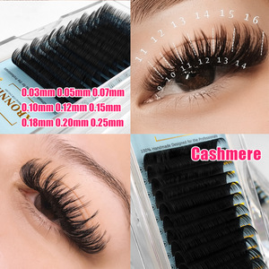 Extensiones de Pestañas Individuales Curva J 8 15mm Naturales Suaves Para Uso Profesional - Product Image 3