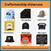 Gorras de Béisbol de 5 Paneles con Logotipo Bordado Personalizado, Gorras de Béisbol para Campañas y Eventos, Gorras de Béisbol de Estilo Urbano con Logotipo Bordado Personalizado