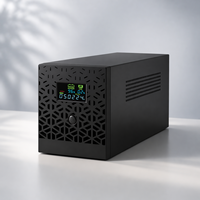 Système d'alimentation de secours UPS monophasé 1200VA 720W à batterie au plomb pour la maison, le bureau, l'ordinateur et les petits serveurs