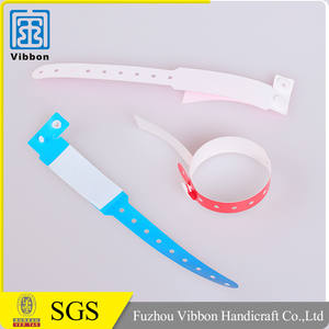 Pulseras de identificación de pacientes y <span class=keywords><strong>Hospital</strong></span>, brazaletes elásticos de <span class=keywords><strong>PVC</strong></span> desechables de plástico personalizados - Product Image 5