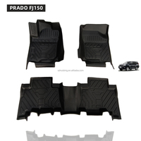 Tapis de sol de voiture 3D en TPE inodore, antidérapant et résistant à l'usure, accessoires intérieurs de voiture en gros, vente chaude pour PRADO FJ150