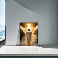 1PC DIY 30x40cm Portrait de prêtre Décoration intérieure Peinture diamantée Ronde complète 5D Acrylique Thème religieux Kit de peinture diamantée moderne