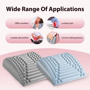 Wholesale Back <b>Neck</b> Massager Stretcher Herniated Disc Pain Relief Relax Posture Corrector Lumbar Cervical Traction Pillow - Product Image 2