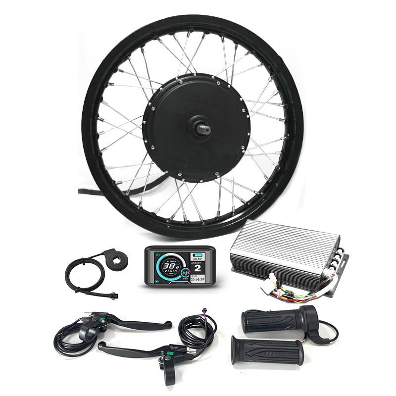 electric bicycle motor kit with battery 72v 3000w Bike 3.5 TFT display for Stealth Bomber  theebikemotorkit This is our newest kit for electric common bike Fat Tire E-Bike Conversion Kit