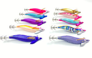 Anzuelo de calamar japonés <span class=keywords><strong>yo</strong></span>-<span class=keywords><strong>zuri</strong></span>, señuelo de pesca de madera dura, camarón, <span class=keywords><strong>EGI</strong></span>, calamar, pulpo - Product Image 3