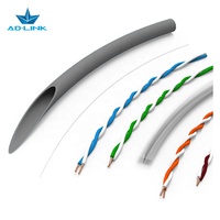 Cable LAN UTP Cat6 de Buena Calidad, 23 AWG, Cobre Puro, Rollo de 305 m, Revestimiento LSZH/PVC, Certificado CE/FCC