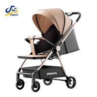 Poussette de voyage ultra-légère et portable, pliage à une main, compacte, siège réversible pour avion, capote complète, 4 roues, assise