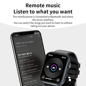 Reloj inteligente Android de 1,83 pulgadas personalizado al por mayor, reloj inteligente ECG, acelerómetro 3D, pulsera de <span class=keywords><strong>baja</strong></span> energía con dientes azules - Product Image 6