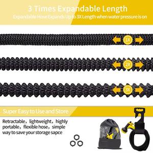 Carretes de Manguera de Jardín Extensibles, Ligeros y Duraderos Jade Hill con Características Anticorrosivas y Antiabrasión, Tubo Interior de Látex Flexible - Product Image 6