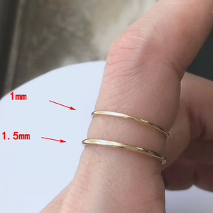 Non appannamento 14K <span class=keywords><strong>oro</strong></span> pieno di <span class=keywords><strong>anelli</strong></span> per la signora di moda minimalista <span class=keywords><strong>anelli</strong></span> in <span class=keywords><strong>oro</strong></span> per le donne fai da te accessori fatti a mano - Product Image 6