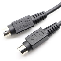 PoweredUSB-Kabel mit MINI-DIN-8-Pin-Plus-Stecker und MINI-DIN-6-Pin-Plus-Stecker, 2 m