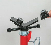 Série de supports pliants support de tuyau Durable à tête en V avec transfert de rouleau à une seule boule