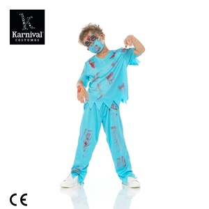 ODM Venta al por mayor Disfraz de Halloween Cosplay para niños Traje DE FAMILIA Bloody Doctor Zombie Surgeon - Product Image 2
