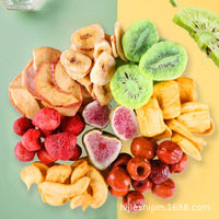 250G Gemengde Knapperige Gedroogde Vruchten En Groenten Snackolie Geconserveerde Kokosnoot Ananas Banaan Mango Perzik Jackfruit Snacks