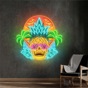 Cool Monkey Cheers Led Neon Sign Custom 3D Design Neon Light UV Impreso Acrílico Artwork Light up Neon Signs - Product Image 1