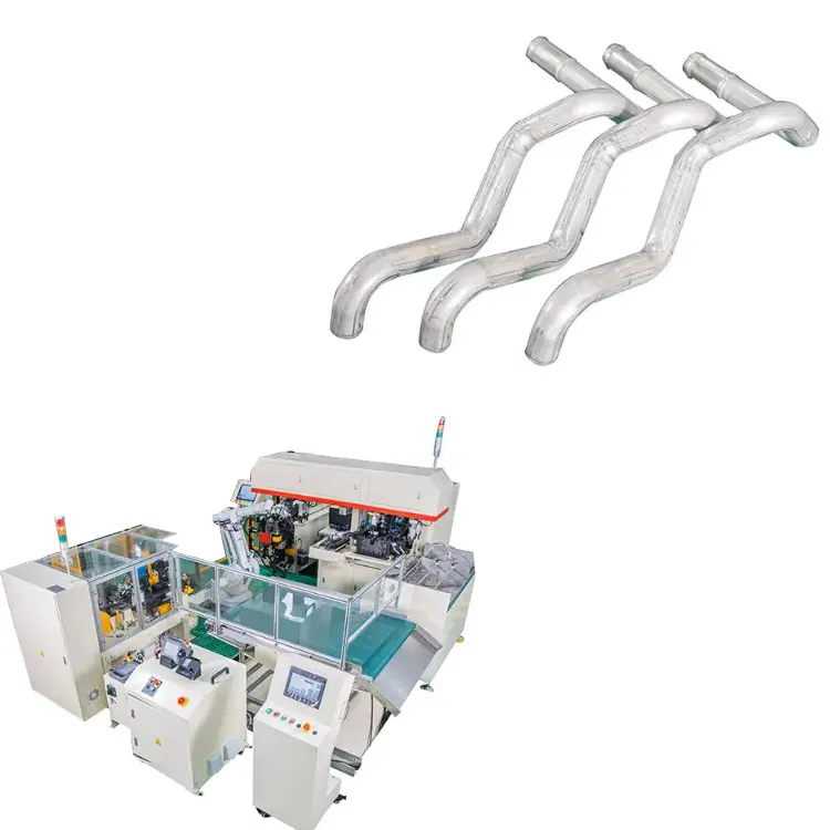 Automotive Air Conditioning Tube Cutting Bending And End Forming Machine