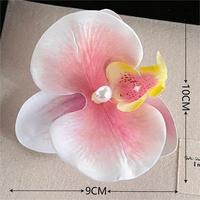 Accessoire de cheveux pour fête d'été hawaïenne, coiffe de mariée, fleurs artificielles en tissu hibiscus tropical, pinces à cheveux