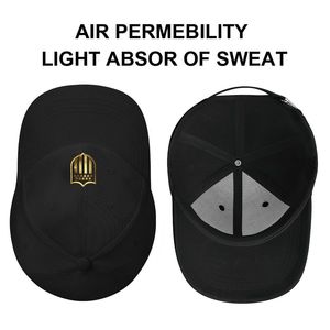 Cappellino da Baseball Regolabile a 6 Pannelli con Motivo a Fiocchi Sportivi in Poliestere 100% Edizione Oro - Per Tifosi di Calcio dell'Uruguay da Montevideo - Product Image 3