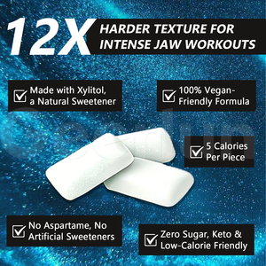 <span class=keywords><strong>Chewing</strong></span>-<span class=keywords><strong>gum</strong></span> à la menthe Marque Blanche pour la croissance musculaire, entraînement <span class=keywords><strong>du</strong></span> <span class=keywords><strong>visage</strong></span>, végétalien, sans sucre, pour <span class=keywords><strong>le</strong></span> renforcement de la mâchoire - Product Image 3