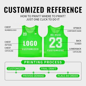 Pinnieサッカーベスト130gsmビッグメッシュサッカービブトレーニングカスタム高品質 - Product Image 3