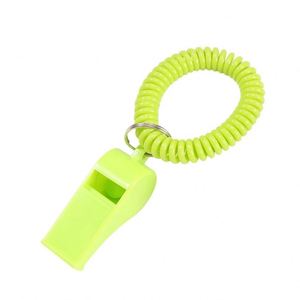 Low Price Custom Logo Sport Whistle With Bracelet Colorful Plastic Whistle <b>Spring</b> Coil Whistle for Sports Activities - Product Image 4