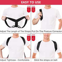 Correcteur de posture réglable Orthèse du haut du dos respirante Redresseur correcteur de posture scoliose