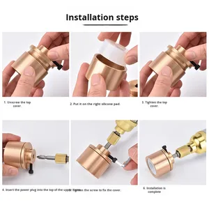 Máquina Atornilladora Neumática Automática de Mano para Tapas de Botellas de Vidrio y Plástico, Dispositivo de Sellado y Ajuste de Botellas de Grado Alimenticio, Semiautomático - Product Image 6