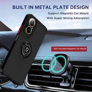 Coque de téléphone antichoc mate coque arrière hybride en Tpu souple avec support de bague magnétique pour Oppo <span class=keywords><strong>Realme</strong></span> C67 C55 C53 <span class=keywords><strong>C30</strong></span> - Product Image 3