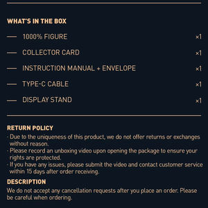 Mega Royal Molly 1000% pour tout nouvel article de <span class=keywords><strong>collection</strong></span> pour Mart 1/12 Scale Pvc/abs/pc - Product Image 6