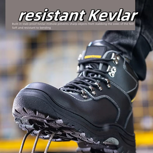 Stivali da Lavoro Multifunzionali Resistenti all'Usura con Doppia Densità, <span class=keywords><strong>Impermeabili</strong></span>, con Punta in Acciaio, <span class=keywords><strong>Scarpe</strong></span> di Sicurezza Protettive - Product Image 5