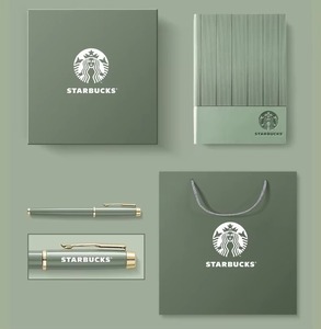 Coffret Cadeau <span class=keywords><strong>d</strong></span>'<span class=keywords><strong>Entreprise</strong></span> Vert Sauge Premium Comprenant un Carnet A5, un Stylo et une Bouteille Isotherme pour Kit de Bienvenue des Nouveaux Employés et Réception - Product Image 3