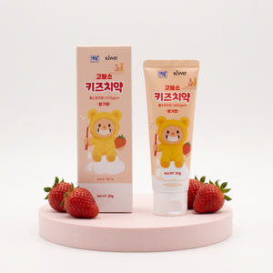 Pasta Dental Infantil Coreana OEM ODM con Sabor a Fresa, Protección Contra Caries, Fórmula con Xilitol para Niños de 6 a 12 Años - Product Image 4