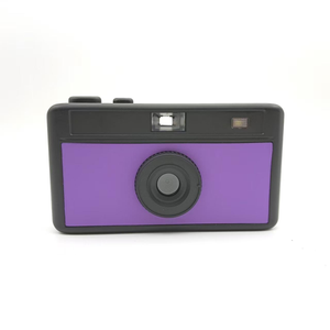 Appareil photo numérique instantané sans écran, jaune et violet, avec coque noire en plastique, pour film 35 mm ISO400 - Product Image 5