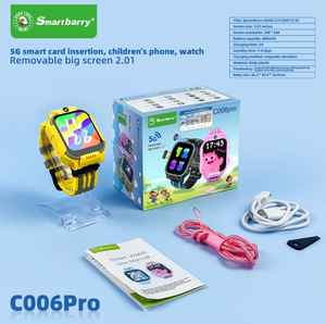 Nuovo <span class=keywords><strong>Smartwatch</strong></span> C006 <span class=keywords><strong>Pro</strong></span> per Bambini con 5G, GPS, WiFi, Posizionamento, Videochiamate, Chiamate Vocali, Assistente Vocale AI, IP67 per Studenti - Product Image 6