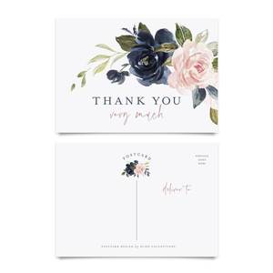 Impresión Offset a Todo Color, Tarjetas de Agradecimiento y de Consejos Personalizadas al por Mayor, con Acabado Brillante - Product Image 2