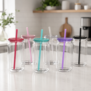New 16oz Double Wall <b>Plastic</b> Reusable Eco-Friendly BPA Free Dishwasher Safe <b>Mason</b> <b>Jar</b> Tumbler Bottom Plug Shatter Resistant - Product Image 2
