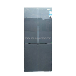 527L haute qualité maison 220v 4 portes rétro maison <span class=keywords><strong>porte</strong></span> française <span class=keywords><strong>blanc</strong></span>/gris réfrigérateur refroidissement rapide conservation intelligente - Product Image 4
