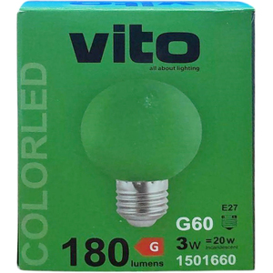 Ampoule LED E27 Lumière verte 3W 180lm - Product Image 2