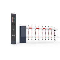 Barrera Automática con Cámara HD de 5MP para Sistema de Gestión de Estacionamientos, 99.8% de Precisión de Reconocimiento, Resistente al Agua IP55