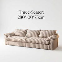 Ensemble de canapés modulaires modernes en velours côtelé, grand format, assise profonde, pour appartement, salon, confortable, tissu vert olive, housse lavable
