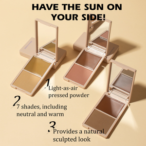 Palette de fard à joues crème et poudre bicolore à pigment élevé fard à joues en gros marque privée palette de fard à joues bronzant - Product Image 6